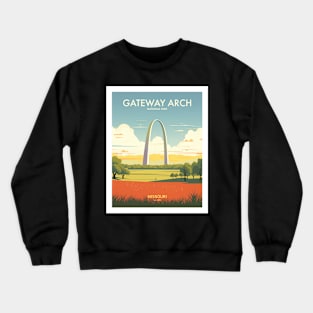 GATEWAY ARCH NATIONAL PARK Art Crewneck Sweatshirt